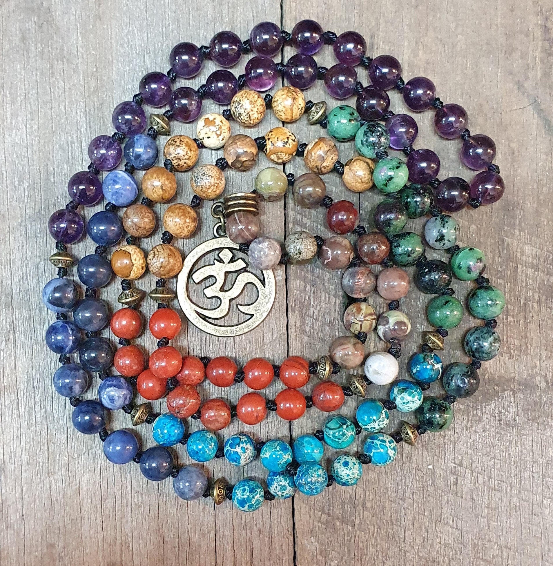 Chakra mala necklace hot sale